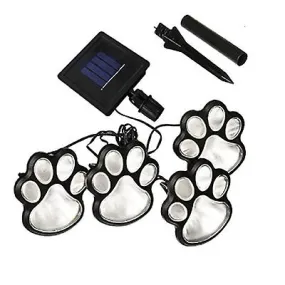 1 pcs color light Solar 4 LED Dog Claw Shape Underground light Lights, Outdoor Garden Lawn Lights AZ16188