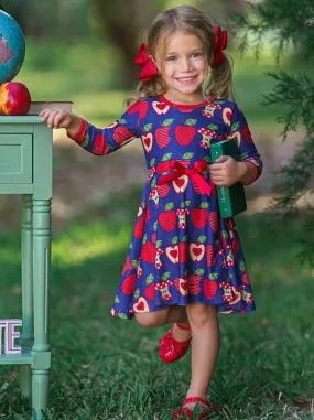 Apples For Days Skater Dress