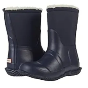 Hunter Kids Original Sherpa Boots Hunter Navy Little Kid