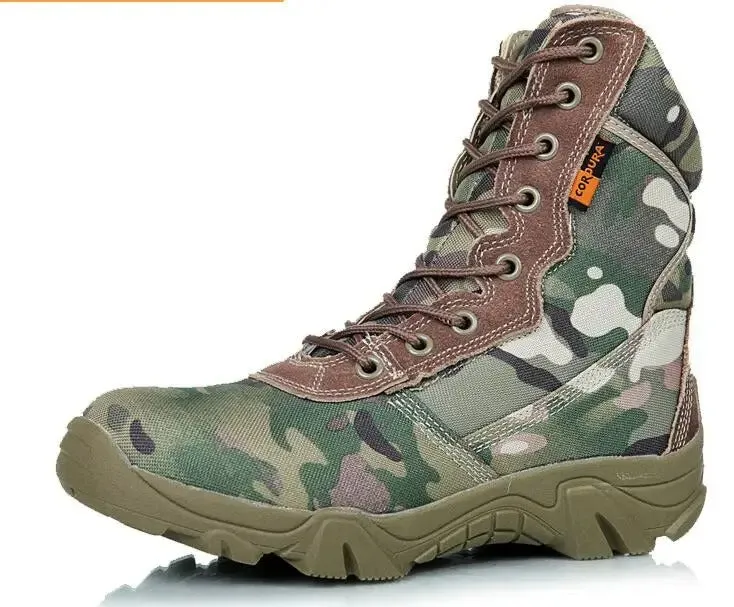 Men’s Military Tactical Ankle Boots Desert Combat Army Hiking Shoes | 001