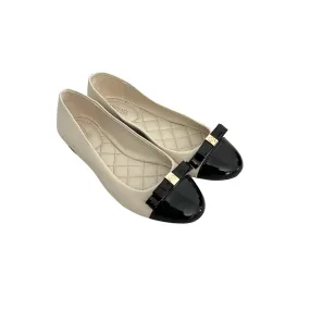 Michael Kors Andrea Leatherette Two-toned Ballet Flats | Like New |